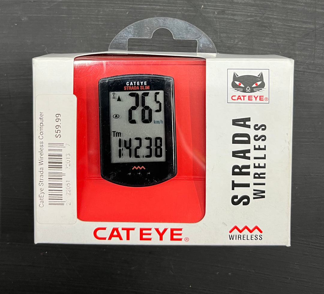CatEye Strada Wireless Computer Speedometer Black